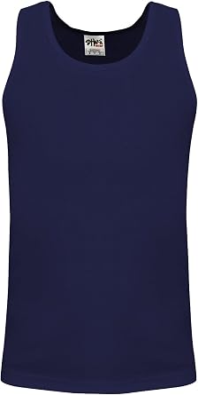 Shaka Wear Mens Basic Sleeveless Tank Top Cotton Solid Muscle Workout T-Shirt Undershirt Activewear Sizes S5XL