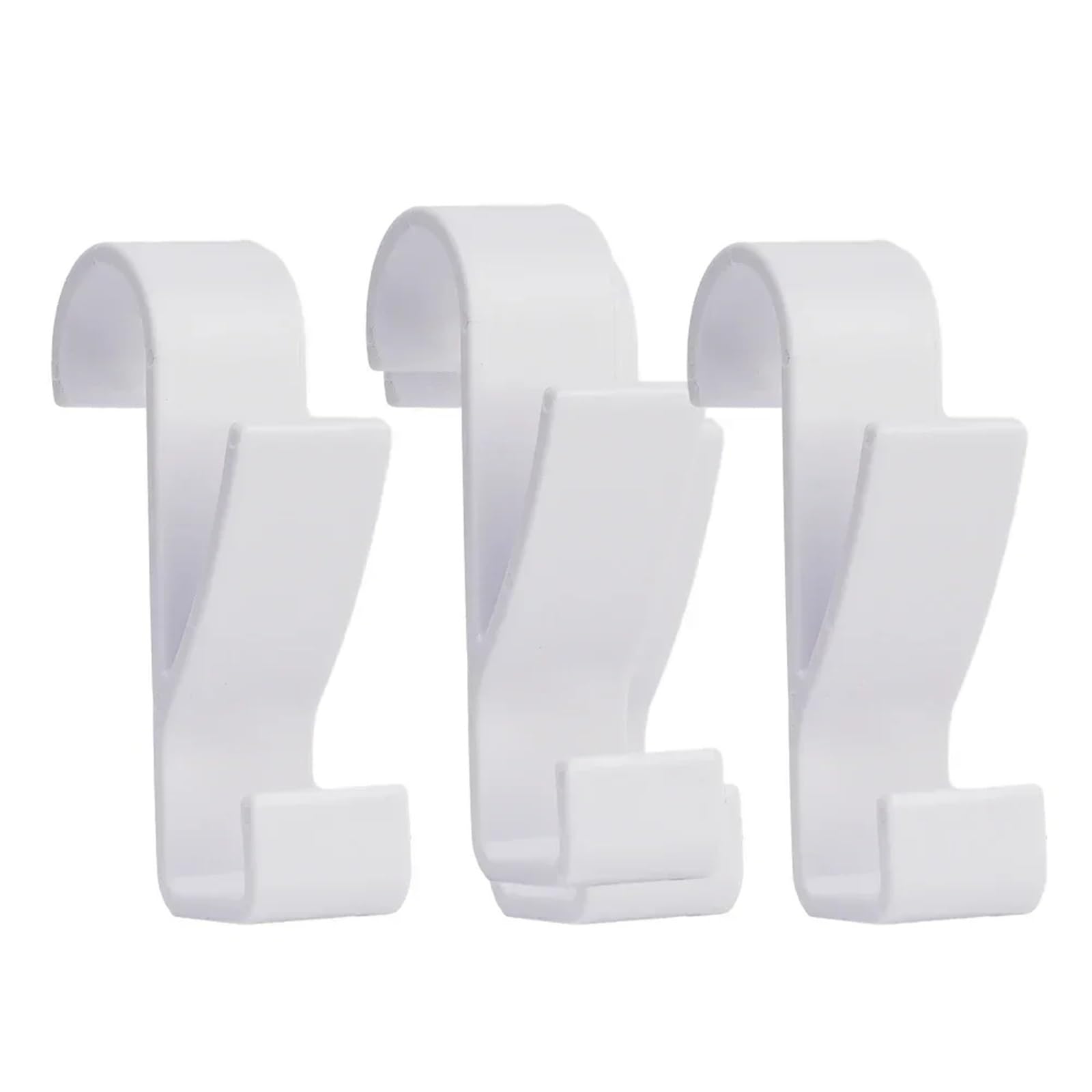 Shungong A-3Pcs-White 3/6Pcs Heated Towel Rack Hooks - Durable Space-Saving Bath Hooks For Towels, Scarves, And Clothes(A-3Pcs-White)