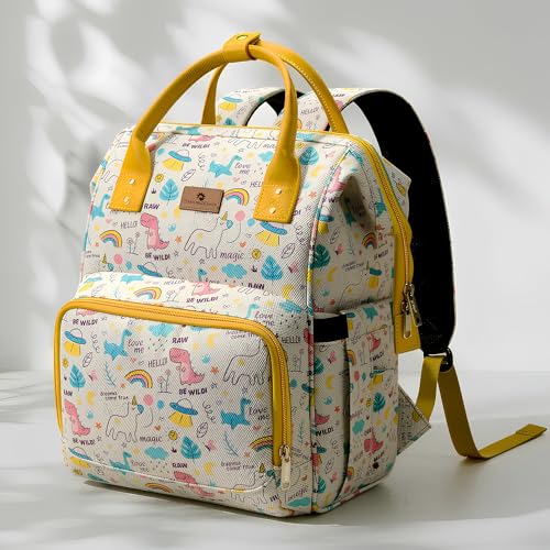 Image of StarAndDaisy Diaper Bag /Diaper Bag for Mothers for Travel, 28L Waterproof Baby Bag for Mother Travel with 15 Multipurpose Pockets