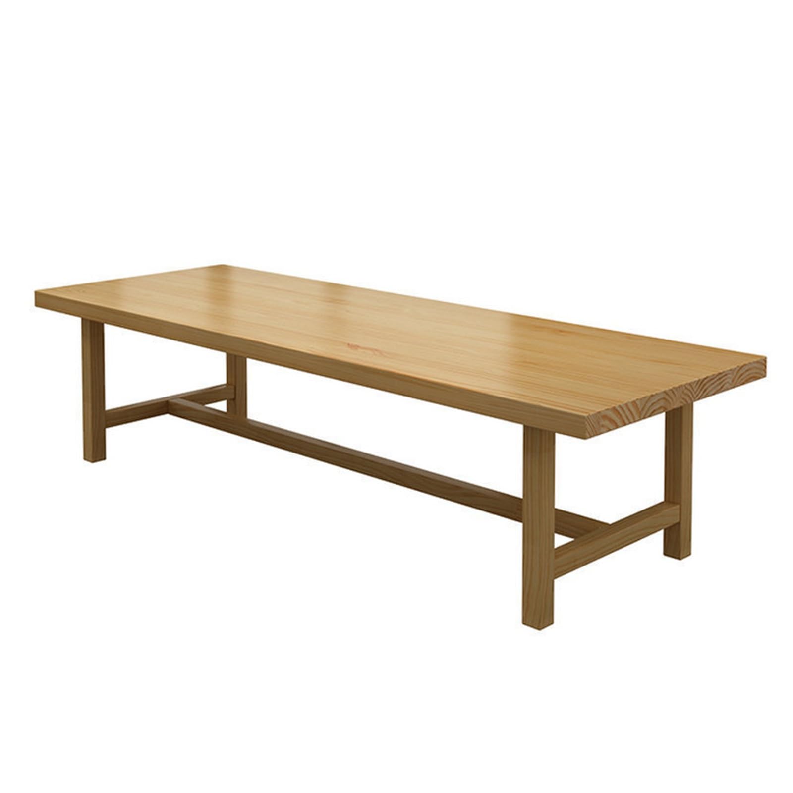 Tavolo da conferenza in legno massello, tavolo da conferenza e tavolo da conferenza multiuso per casa e soggiorno, design (139,7 x 71,1 x 76,2 cm), ideale per riunioni e ufficio