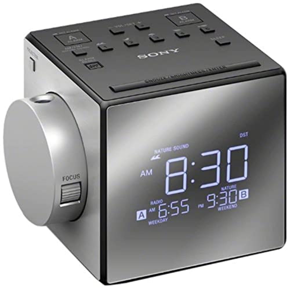 Amazon.co.jp: ソニー ICFC1PJ 目覚まし時計 ラジオ ブラック : 家電