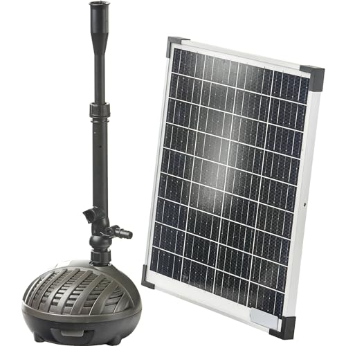 Heissner Solar-Teichpumpen-Set 1500 l/h HYBRID