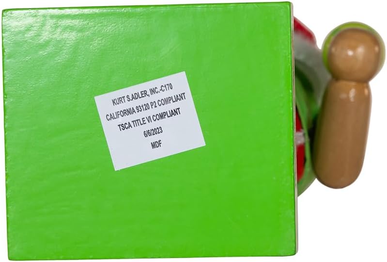 Kurt Adler 12-inch Wooden Pickleball Nutcracker