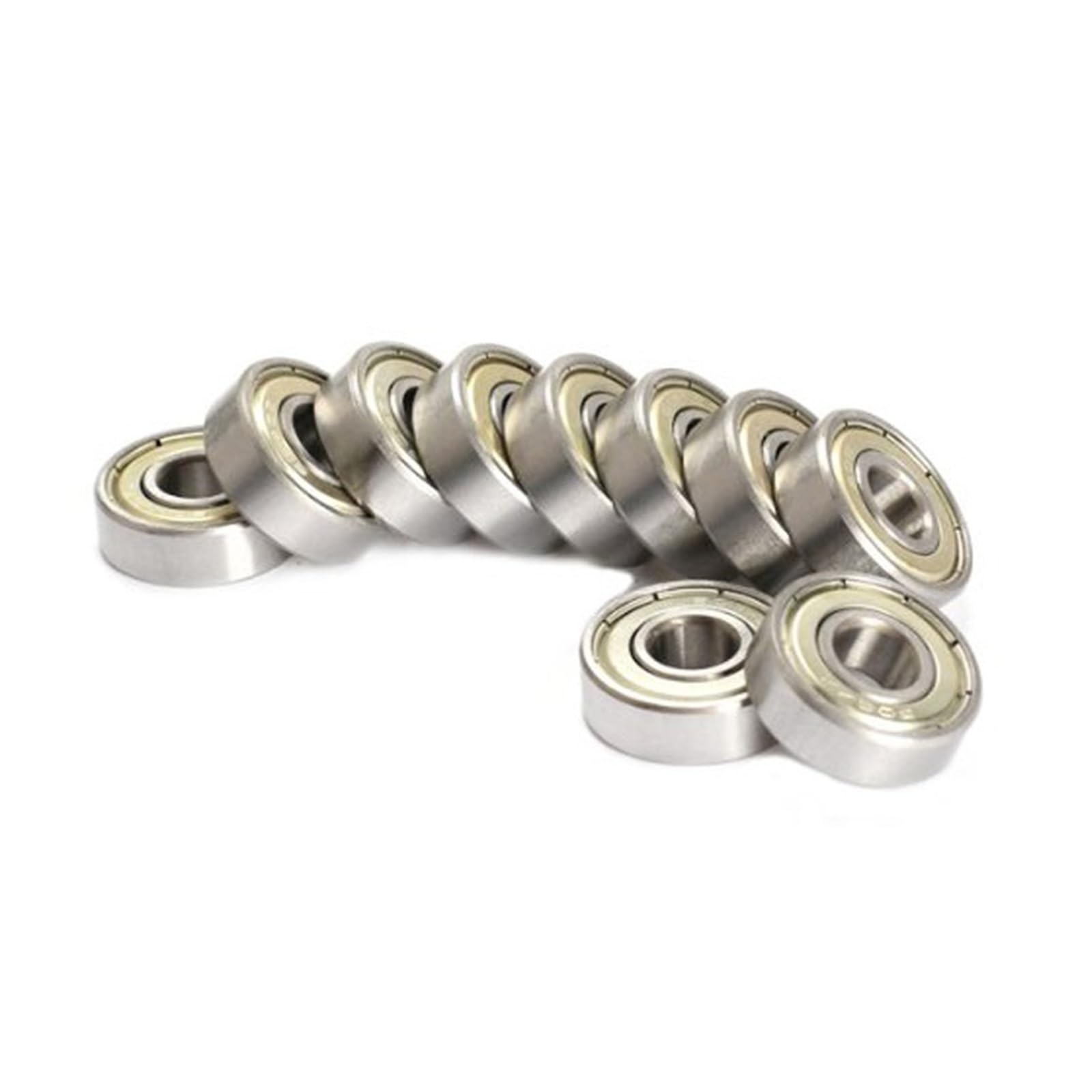 CJKXPZMH 50pcs Bearing 608 608Z 608ZZ 8x22x7 Shielded Miniature Ball Bearings MINI Ball Bearing