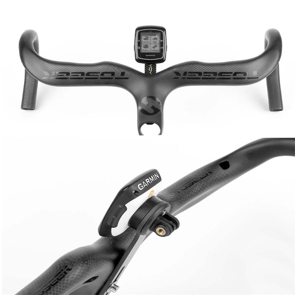 Palumma Fahrrad-Computer-Halterung, Kohlefaser-Fahrradlenkerhalterung, Verlängerungshalterung für Wahoo Serie (für Wahoo&Mattschwarz Palumma Fahrrad-Computer-Halterung, Kohlefaser-Fahrradlenkerhalterung, Verlängerungshalterung für Wahoo Serie (für Wahoo&Mattschwarz