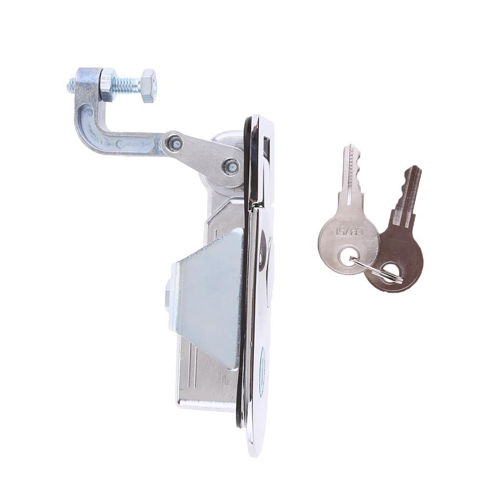 CALANDIS Compression Chrome Flush Mount Push Locks Latch Tool Box Camper Trailer