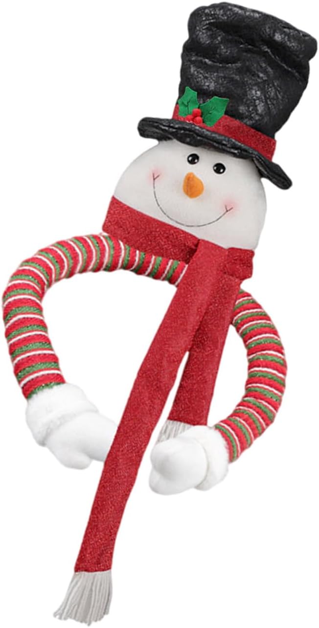Elegant Christmas Tree Toppers Santa/Snowman/Elfs Festival Tree Ornament Home Decoration Accessories Office Christmas Ornament