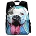 Produktbild Reiseeucksack,Tagesrucksack,Kinderschultasche,Kindergarten Büchertasche,Pitbull Art Kids Verstellbare Büchertasche,Wasserdichter Rucksack,Lässiger Oxford-Rucksack