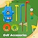 TOY Life Kids Golf Clubs - Toddler Golf Set -Sport Golf Game for Toddlers - Outdoor Golf Kids - Golf Toys - Toy Golf Cart - Plastic Kids Golf Clubs with 2 Flags and 3 Balls - Kids Golf Clubs 3-5