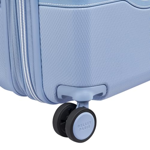 Image of DELSEY PARIS Chatelet Air 2.0, 20 Inch Carry-On Plus Luggage, Light Blue