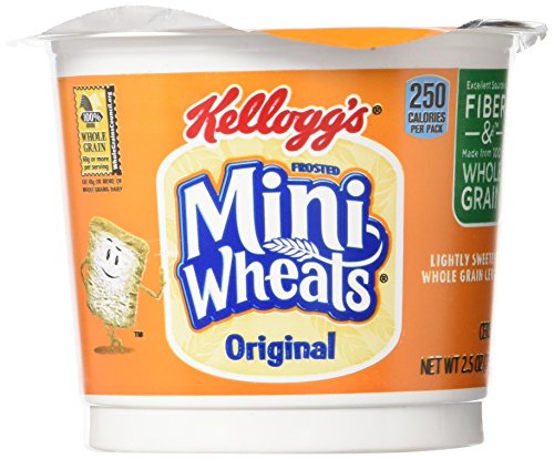 Kellogg s Breakfast Cereal, Frosted Mini Wheats, Single-Serve, 6 Cups/Box