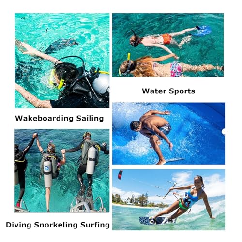 Warm 2MM Chaqueta sin mangas de neopreno para buceo, cuero, super elástica, ligera para nadar y bucear (Negro) miniatura 6