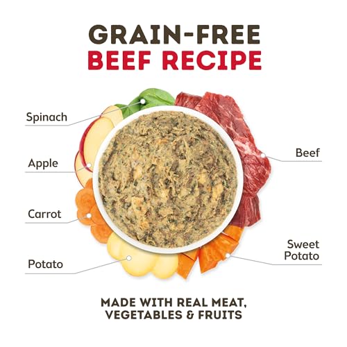 Only Natural Pet MaxBlends Grain Free Beef Recipe Dehydrated Dog Food Formula - High Protein Homemade Stew, Nutrient-Dense Meal for Canine Health - Beef RecipeFlavor - 2 lb Bag (Makes 8 lbs)