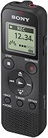 Sony ICD-PX370 Digital Voice Recorder: 57Hr Battery, Built-in USB, Auto Noise Reduction, 4GB + microSD Expandable
