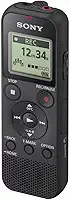 Sony Gravador de voz digital mono ICD-PX370 com gravador de voz USB embutido, preto