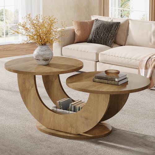 Tribesigns 46-inch Round Coffee Table