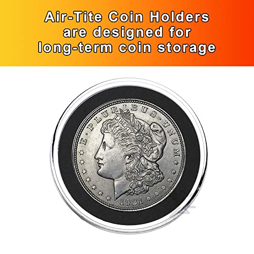 Cápsula para Monedas 38mm con Tubo de Almacenaje Rojo y Negro miniatura 4