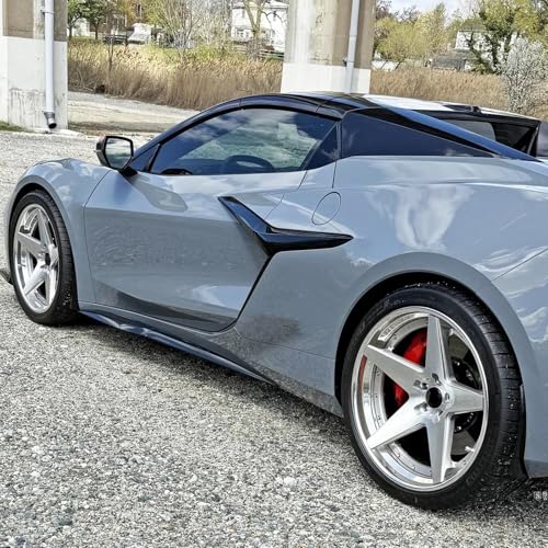 Faldones laterales Corvette C8 divisor protector contra impactos para Stingray Z51 2 puertas 4