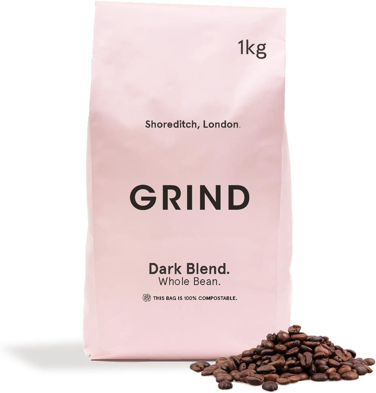 Dark Blend Specialty Coffee Beans – 1kg Bag – Dark Roast – Suitable for All Coffee Machines – 100% Arabica – Barista Quality – Ethically Sourced – Locally Roasted in UK