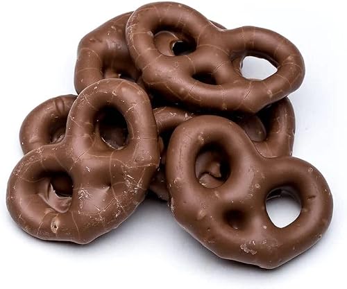 Blind Squirrel Nut Co. | Chocolate Covered Pretzels | 1 Lb. Resealable Standup Bag | Crunchy Milk Chocolate Snacks | Sweet and Salty | Bulk Party Snacks