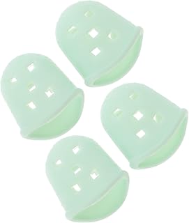 Kisangel 2Pairs Kalimba Guitar Thumb Picks Kalimba Protector Guitar Fingerstyle for Beginners