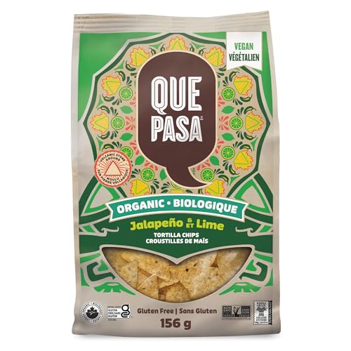 Que Pasa chips tortilla jalapeño lime bio 156 g sans gluten