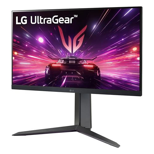 Image of LG 24GS65F-B 24-inch Ultragear Full HD (1920 x 1080) IPS Gaming Monitor, 180Hz, 1ms, NVIDIA G-Sync Compatible, AMD FreeSync, HDR10, HDMI, DisplayPort, Tilt /Height /Pivot Adjustable Stand, Black