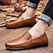 zapato de piel para hombre con material exterior de piel de espuma viscoelástica Imagen de zapato de piel para hombre con material exterior de piel de espuma viscoelástica
