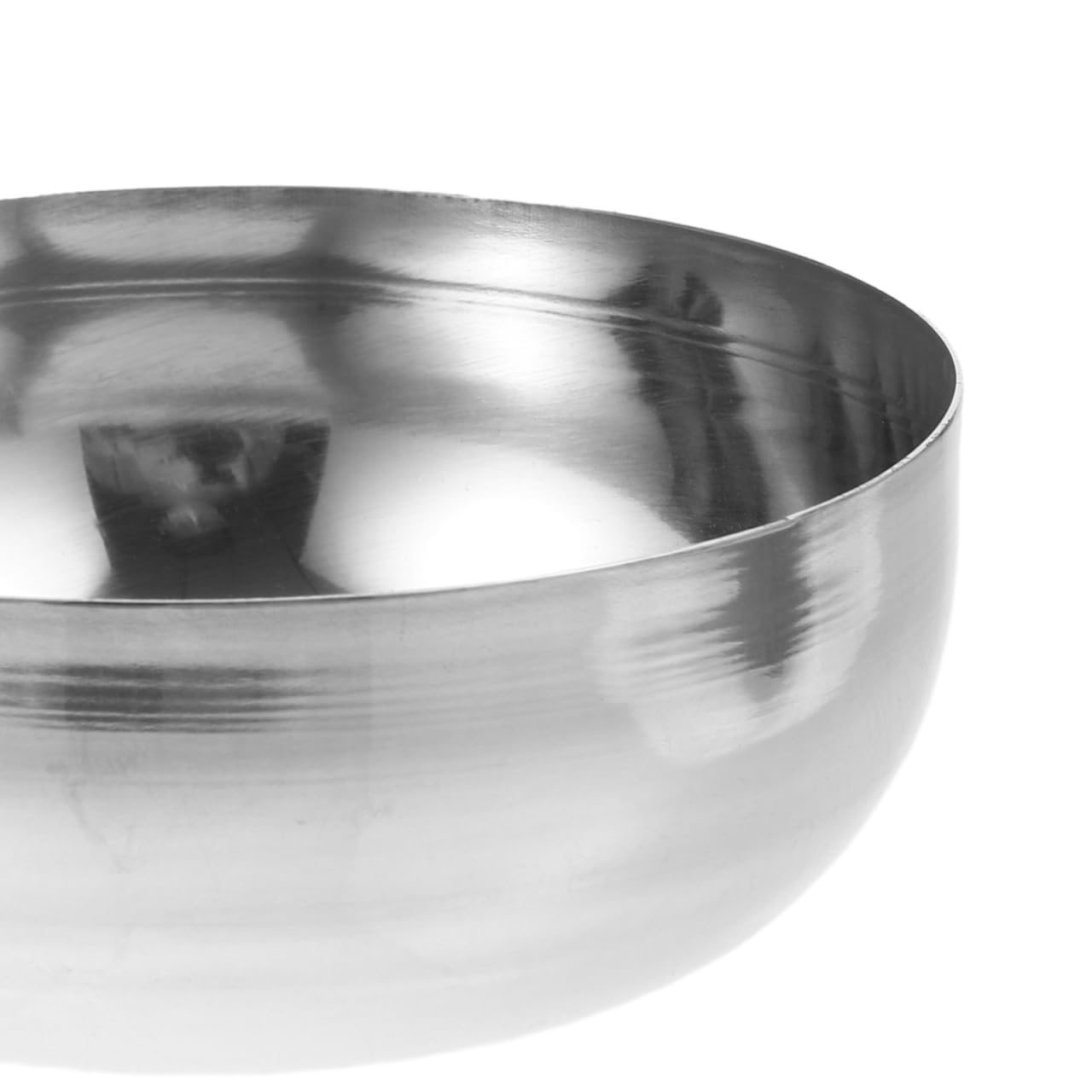 ROSENICE Bol de rasage en acier inoxydable pour homme (argent)