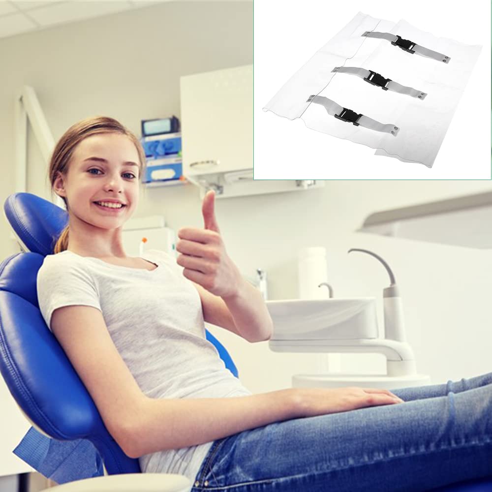 Mata na fotel dentystyczny Poduszka na podnóżek Fotelik dentystyczny Osłona pyłoszczelna Plastikowa przezroczysta osłona z elastycznymi paskami Dostawa do kliniki