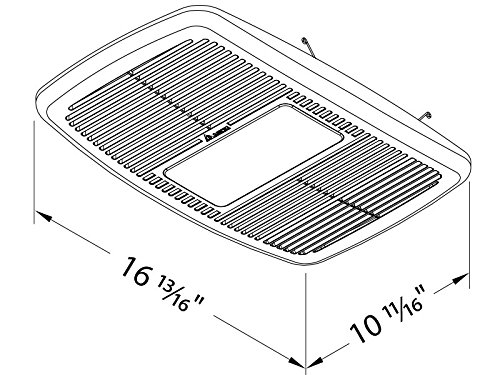 Delta Breezsignature Rad80Led 80 Cfm Exhaust Bath Fan Led Dimmable Light With Heater #TOP4