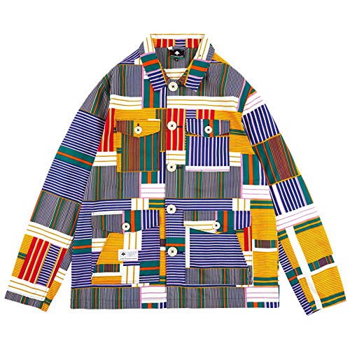 LRG Men's Lifted Research Group Flannel Shirt, BlueDepths, M