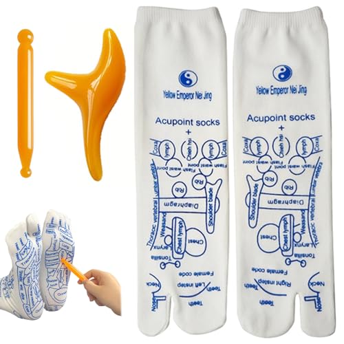 Azidweryq Reflexzonenmassage Socken mit Werkzeugen