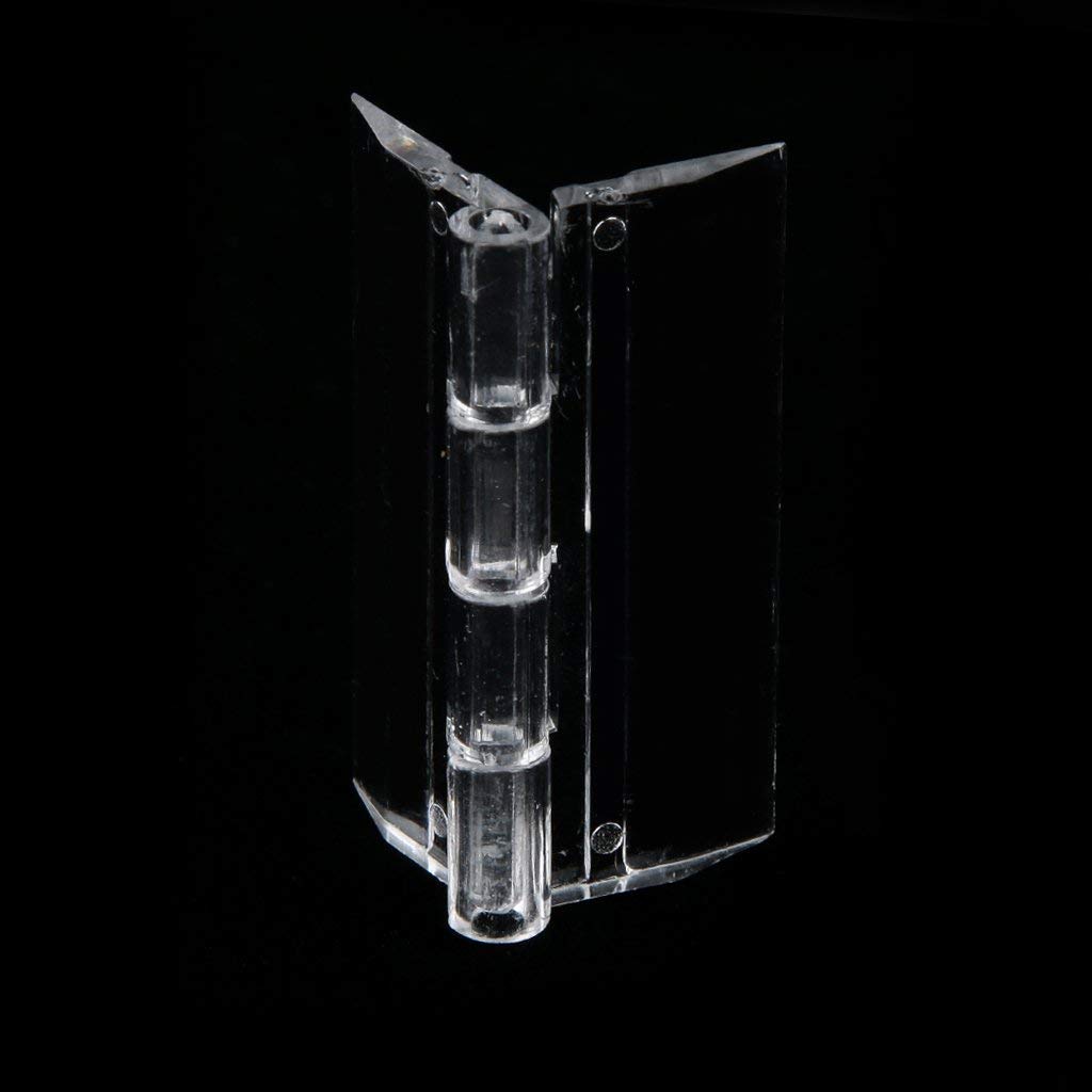 Hanture Clear Acrylic Plastic Folding Door Piano Plexiglass Hinges Width 34 x Height 25 mm (10) (B0964F116J) Amazon Price History, Amazon Price Tracker