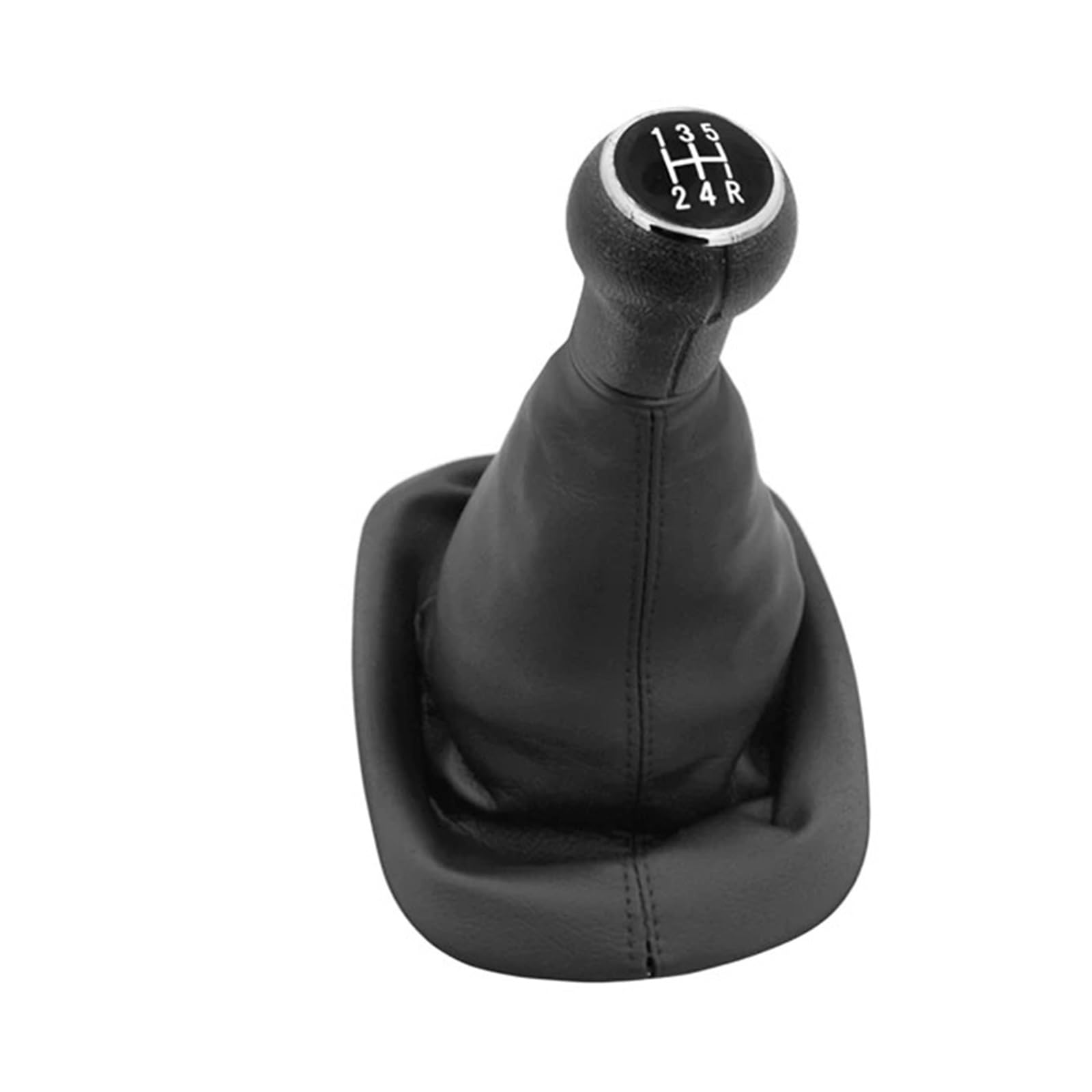 MWBDSZJQVX Gear Shift Knob for VW for Passat B5 3B 1996 1997 1998-2005 Black Leather Case 5/6 Speed Gear Shift Knob Lever Shifter Gaitor Boot Cover(5 Speed)