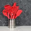 Chef Craft Premium Silicone Tongs, 12 inch, Red #4