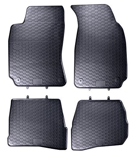 Preisvergleich Produktbild Geyer Hosaja Gummimatten Gummi Fußmatten 1199091210011 Komplettset Schwarz