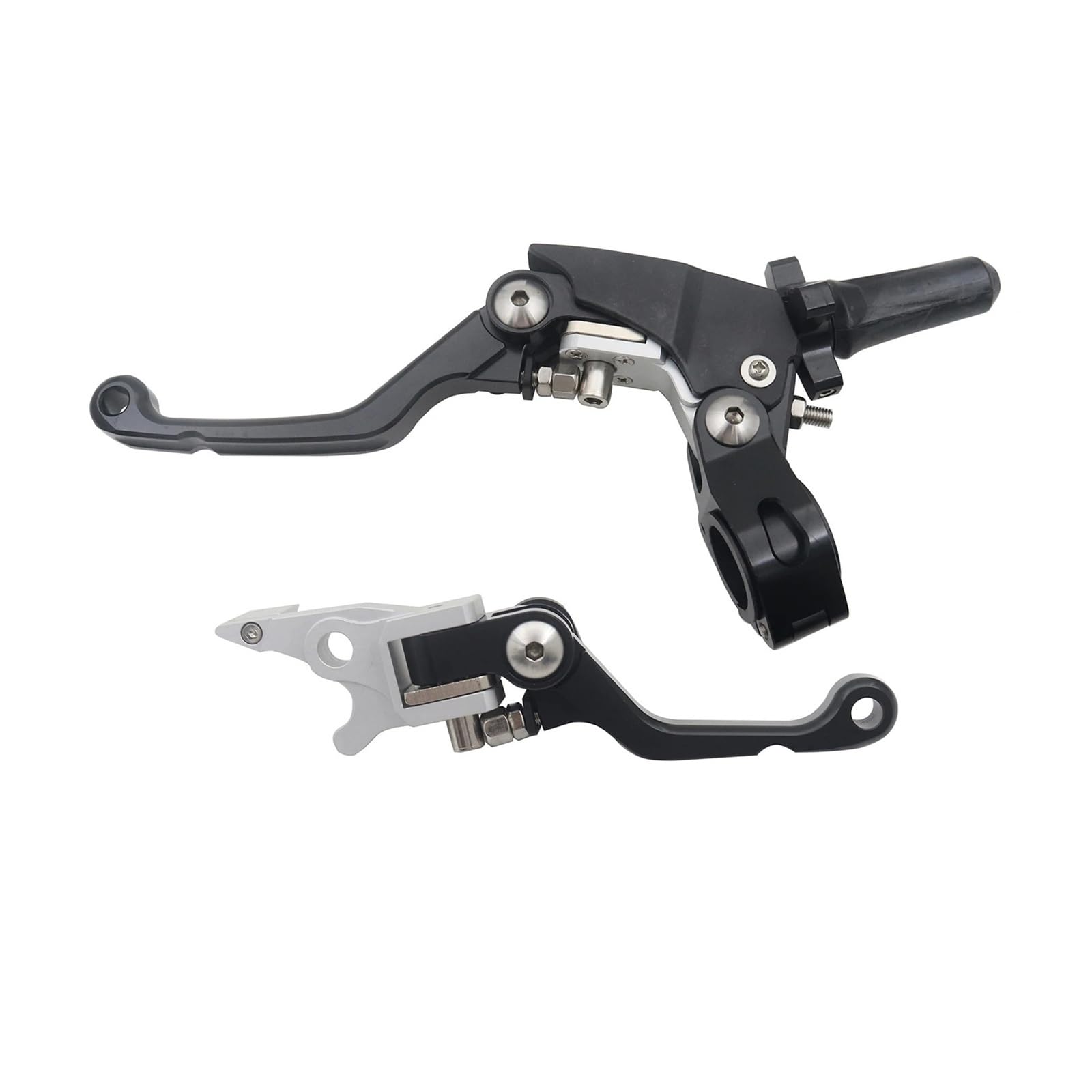 Hxjthbvcf Cqr Black Set Motorcycle Cnc Folding Clutch Brake Handle For Cr125r Cr250r Crf250x Crf450x Crf250r Crf450r Crf125f Crf150f 230F 250F(Cqr Black Set)
