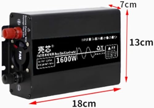 Miniatura 7 de Inversores de onda sinusoidal pura de 1600 W, 3000 W, 3500 W, 4500 W, 7000 W, 10000 W, 12 V, 24 V, 48 V, 60 V, CC a 220 V, convertidor de automóvil