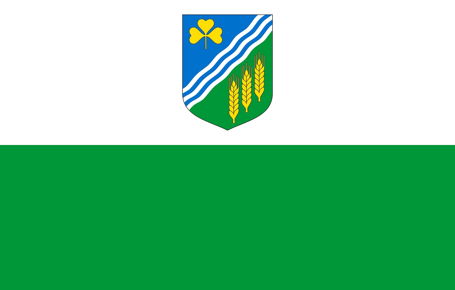 Drapeau Jõgevamaa lipp format paysage idéal pour célébrations et événements