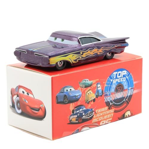 IYZEVK Car 3 Toys, Car Movie, Jackson, The King, Die-cast Toy Car, for a Boy's Birthday (Purple Ramone)