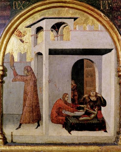 Impression Wall Art Saint Louis de Toulouse Simone Martini Toile Premium 60x90cm