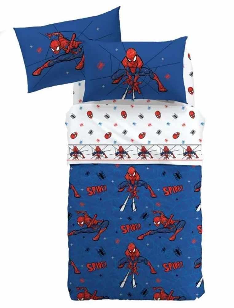 Caleffi Marvel - Copriletto-trapuntato Spider man Spidey Ragazzo Piazza e Mezza