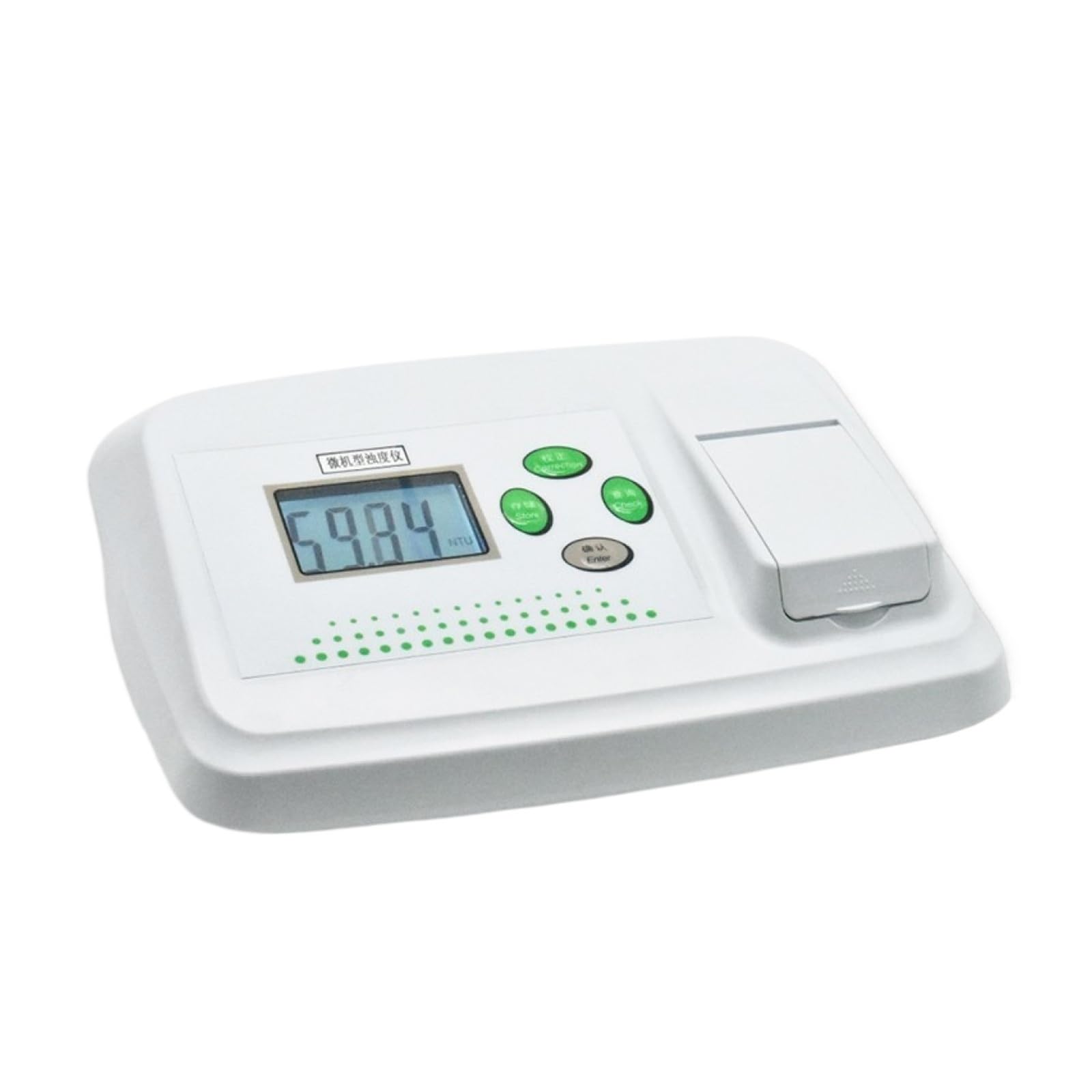 Turbidímetro de cerveza de doble propósito con pantalla LCD, analizador de turbidez de mesa de 0-200NTU for uso en cervecería Pantalla retroiluminada(PSD-1)