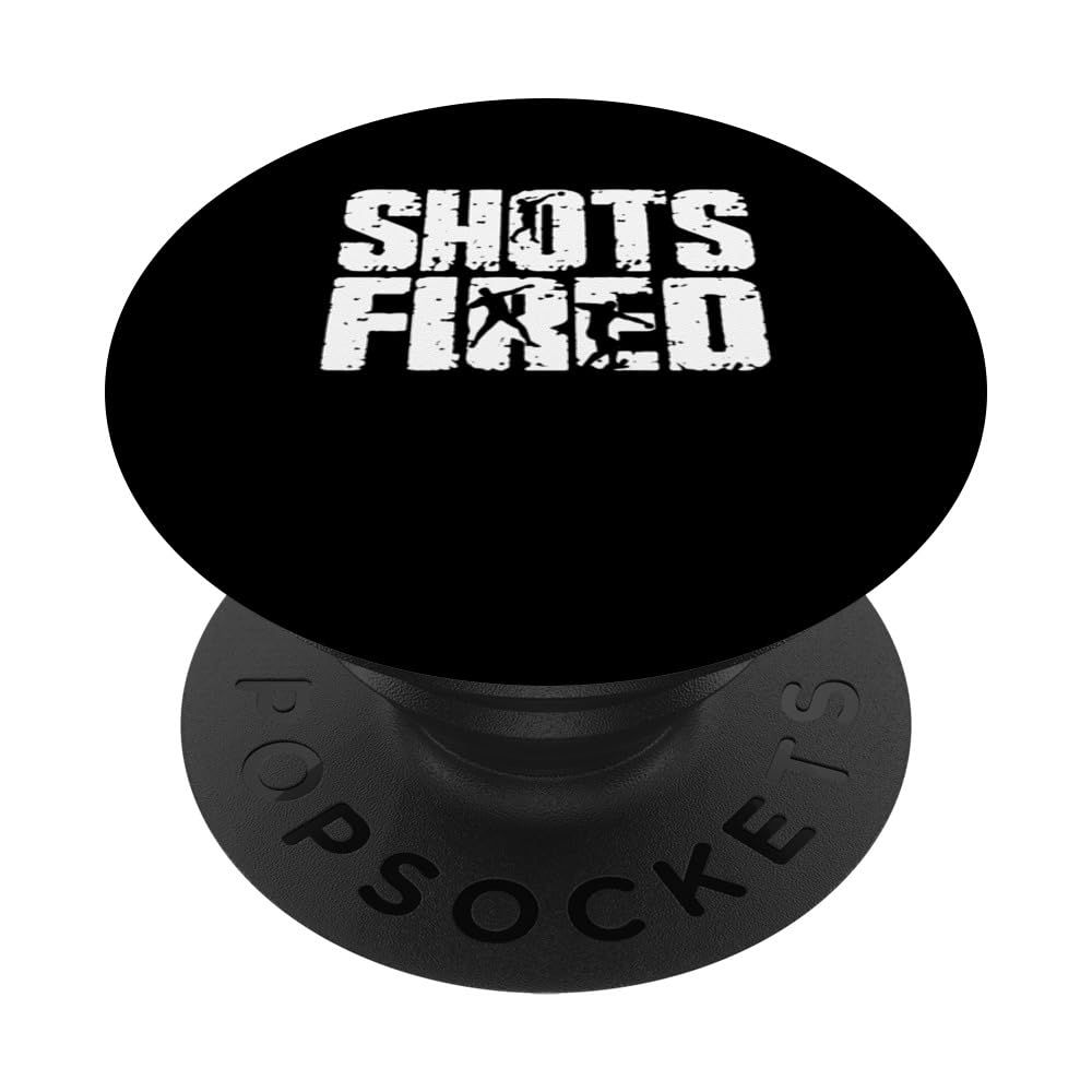 Shots Fired funny Shot Put Player Quote Ball Shot shot put PopSockets Swappable PopGrip