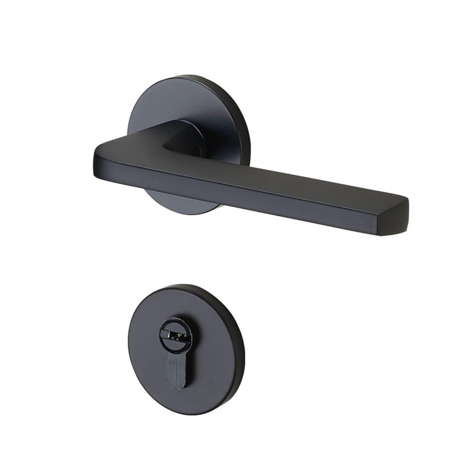 Szary chiński styl magnetyczny cichy zamek do drzwi sypialnia uchwyt | Sypialnia chiński styl magnetyczny cichy uchwyt szary (D szary cichy 35-50 mm)