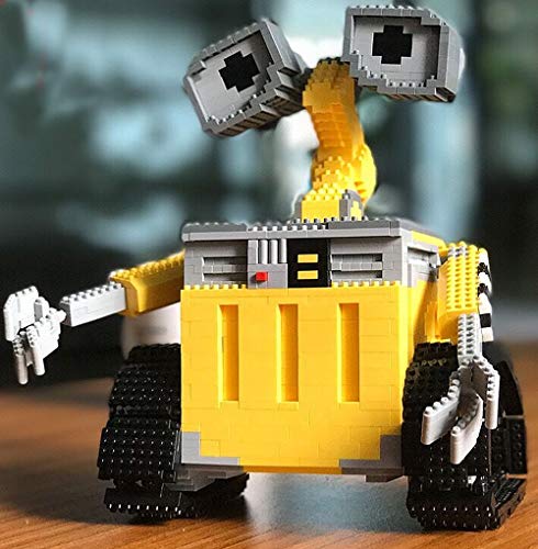 Brigamo Bausteine Roboter, Müllroboter Figur, 1701 Klemmbausteine, Nano Blocks – Bild 2