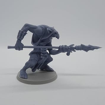 Troll Warband for Dungeon and Dragons - Design by Manuel Boria - Pathfinder - Roleplaying Game-Tabletop -wargame Gray Troll Lancer