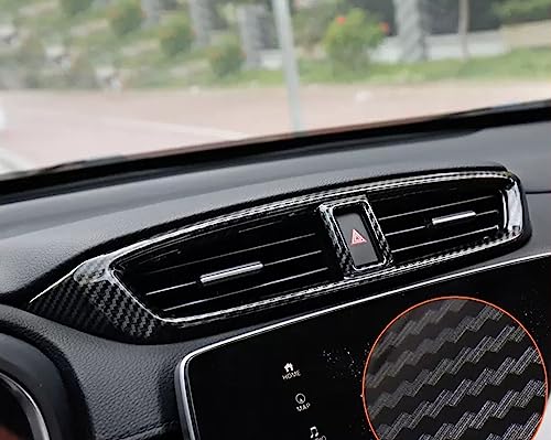 XINYBOXIA 新型CR-V CRV RT系 RW系 e:HEV パーツ アクセサリー RT5 RT6 RWKUTOOK RW2 インテリアパネル 吹き出し口ガーニッシュ(カーボン調)