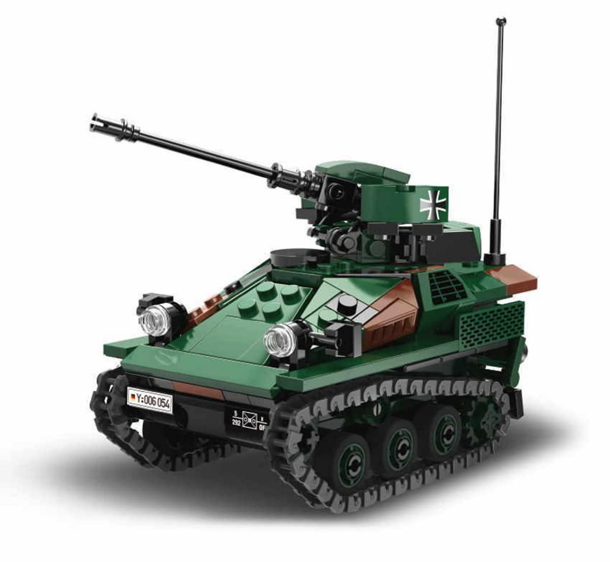 BlueBrixx Kampfpanzer Panther KF51 - Klemmbausteine Set Mit 1324 Teilen, 1:30